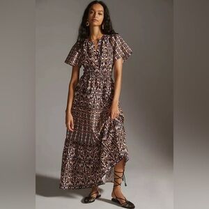 Anthropologie Maeve Somerset XL cotton Maxi